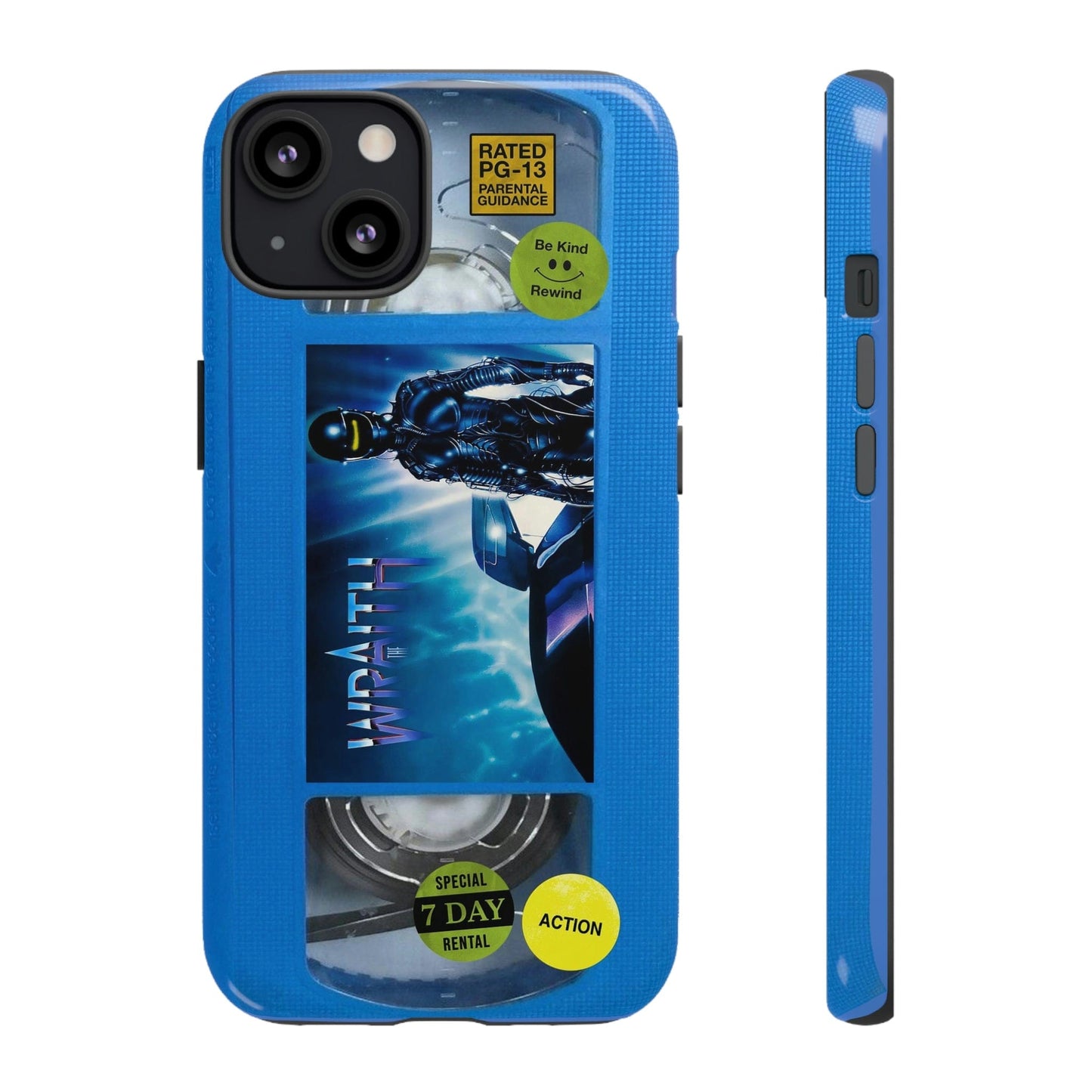 The Wraith Blue Edition Impact Resistant VHS Phone Case