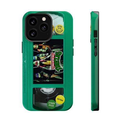 Teenage Turtles Green Edition MagSafe Impact Resistant VHS Phone Case