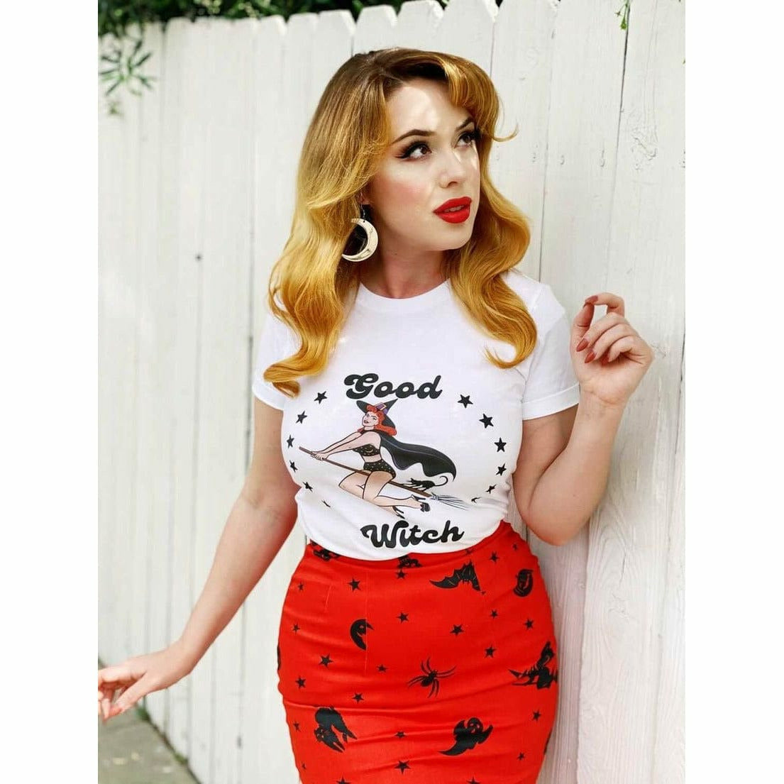 Good Witch Pin Up Tee