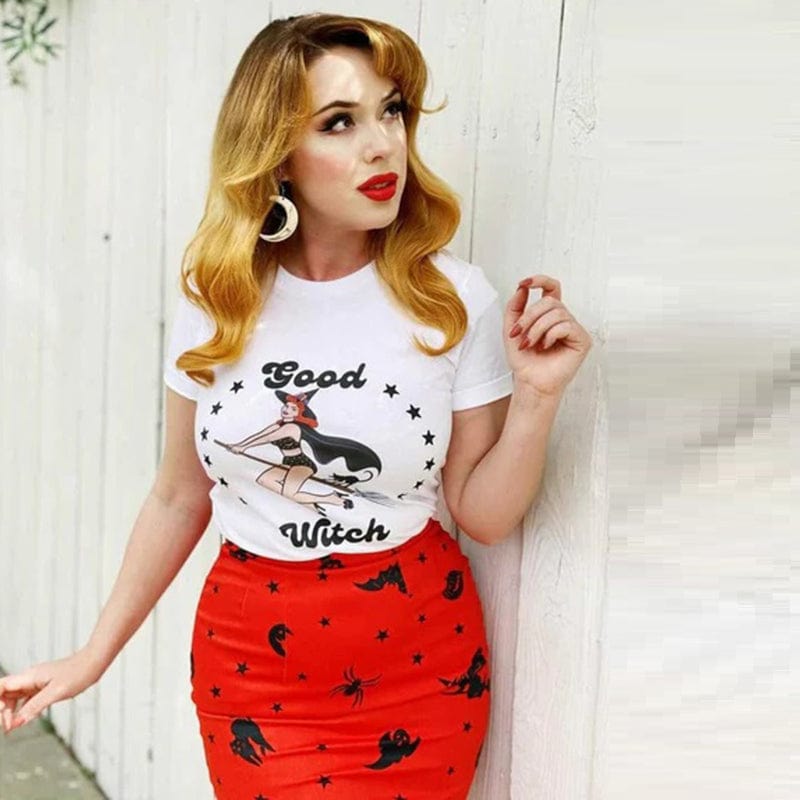 Good Witch Pin Up Tee