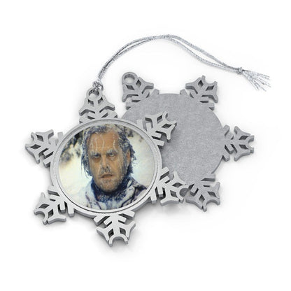 Freezing Jack Pewter Snowflake Ornament