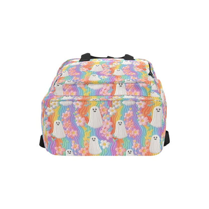 Pastel Ghost Backpack Double Handle Backpack