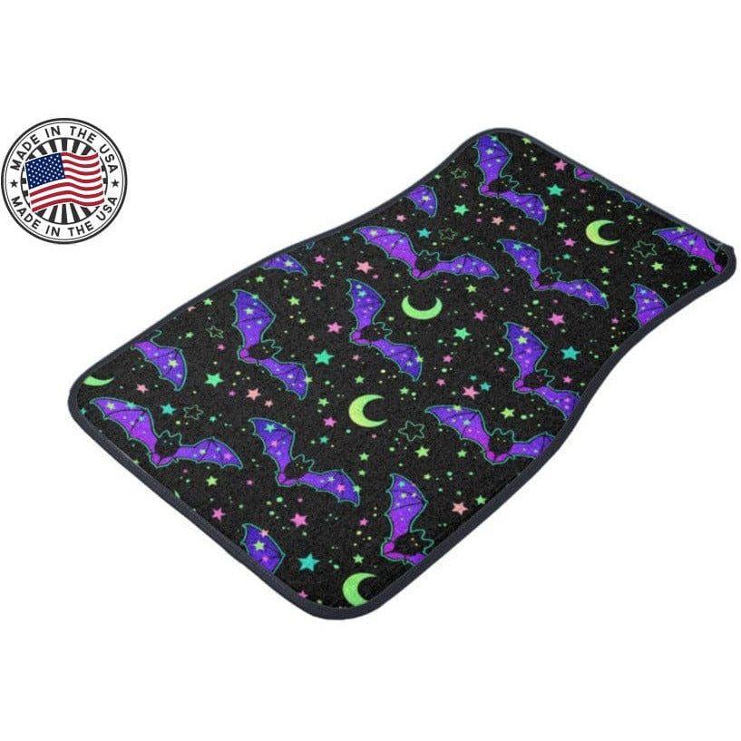 Colorful Bats Car Mat