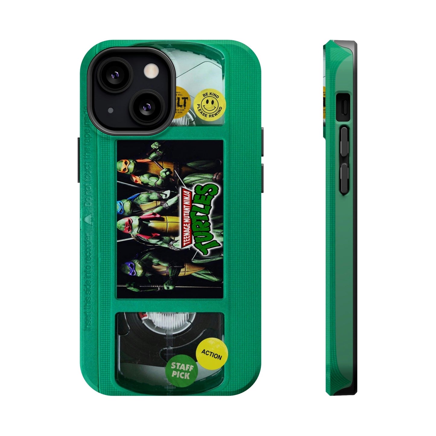Teenage Turtles Green Edition MagSafe Impact Resistant VHS Phone Case