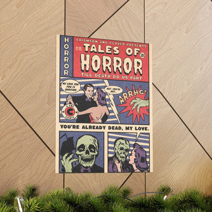 Horror Comic Poster Print