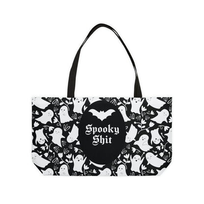 Ghost Spooky Shit Weekender Tote Bag