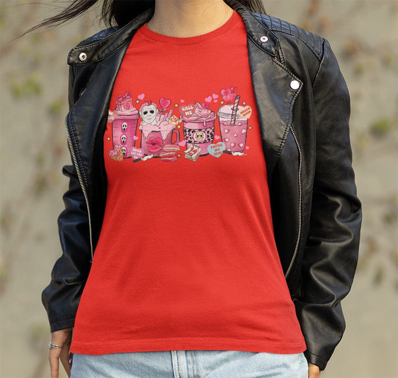 Horror Pink Coffee Tee