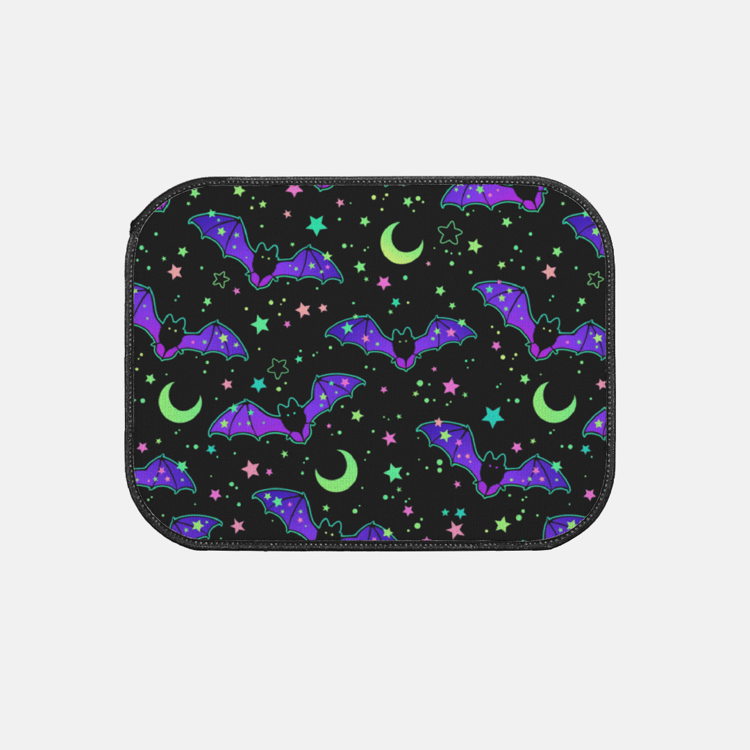 Colorful Bats Car Mat