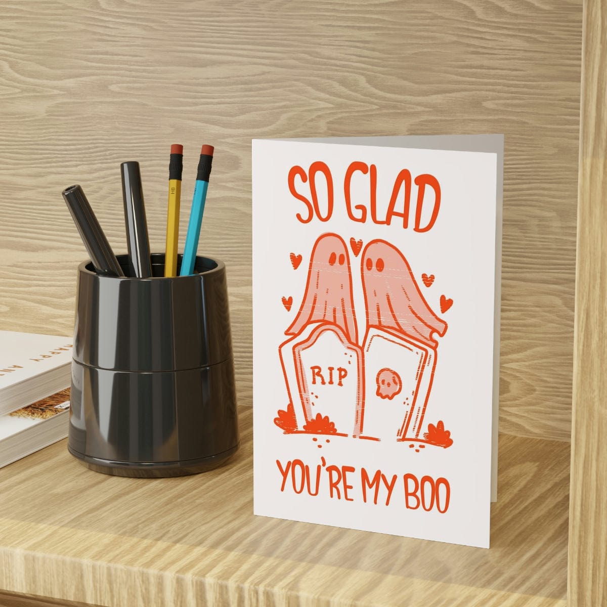 So Glad You're My Boo Paper Card