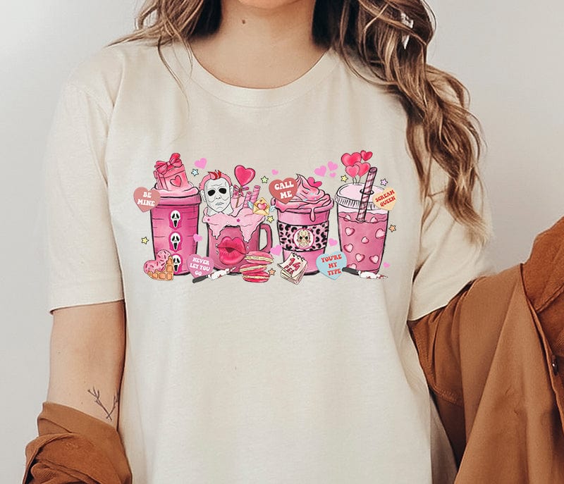 Horror Pink Coffee Tee