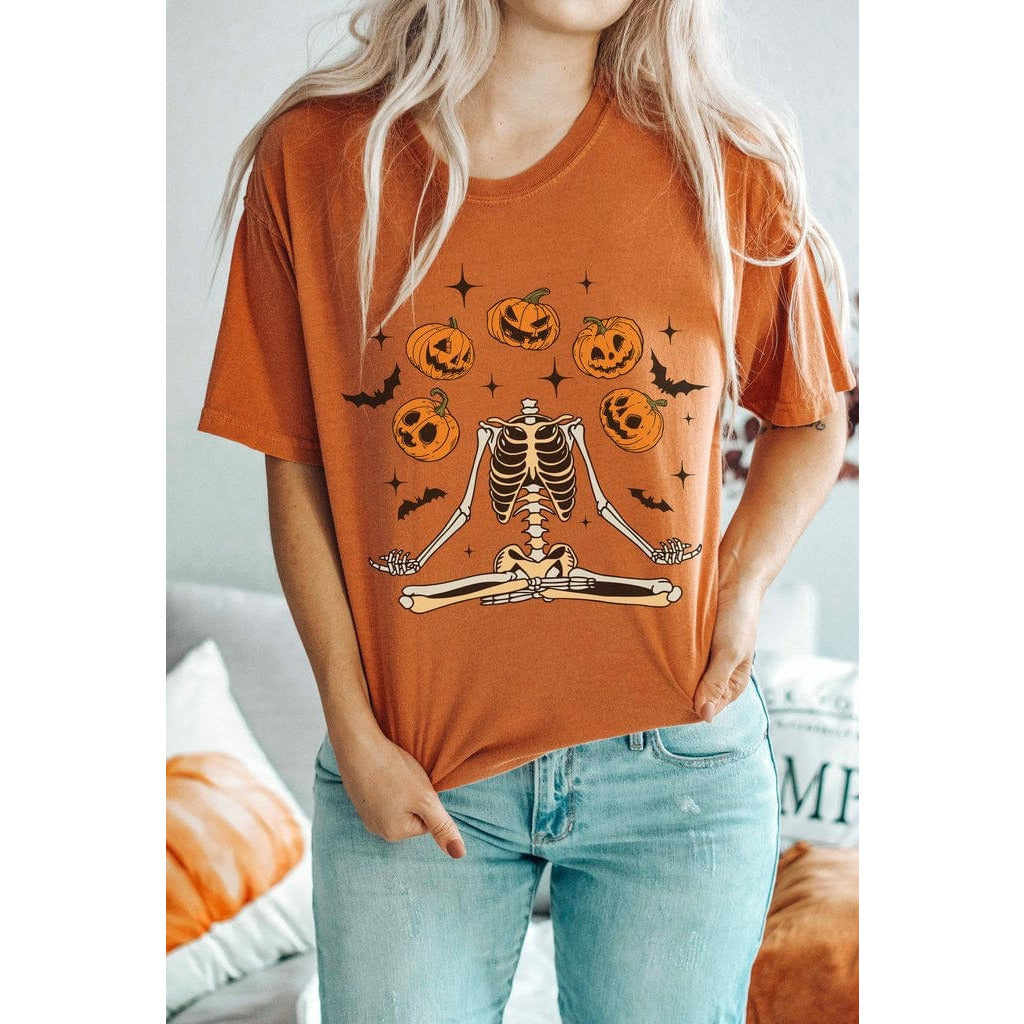 Jack O' Lanterns and Skelly Tee